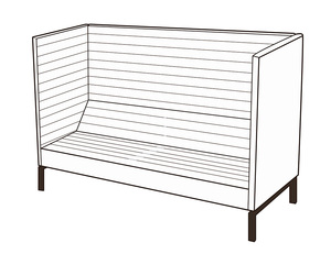 Диван 3-х местный Гиперион