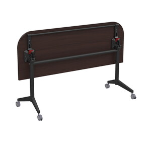 Складной радиусный стол-трансформер с фиксаторами