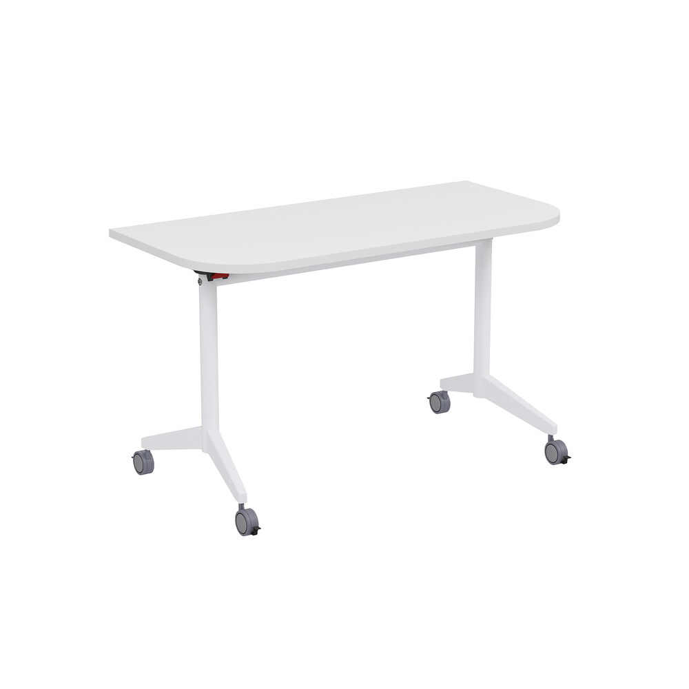 Складной радиусный стол-трансформер Simple с фиксаторами