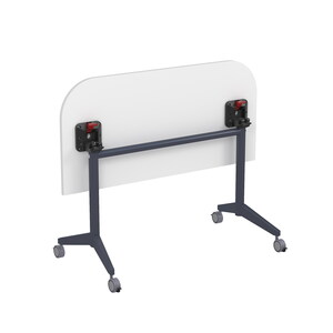 Складной радиусный стол-трансформер Simple с фиксаторами