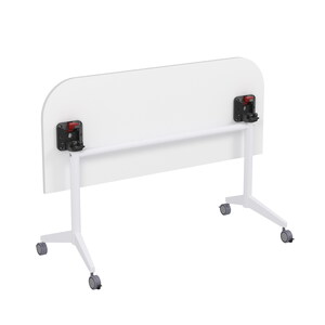 Складной радиусный стол-трансформер Simple с фиксаторами