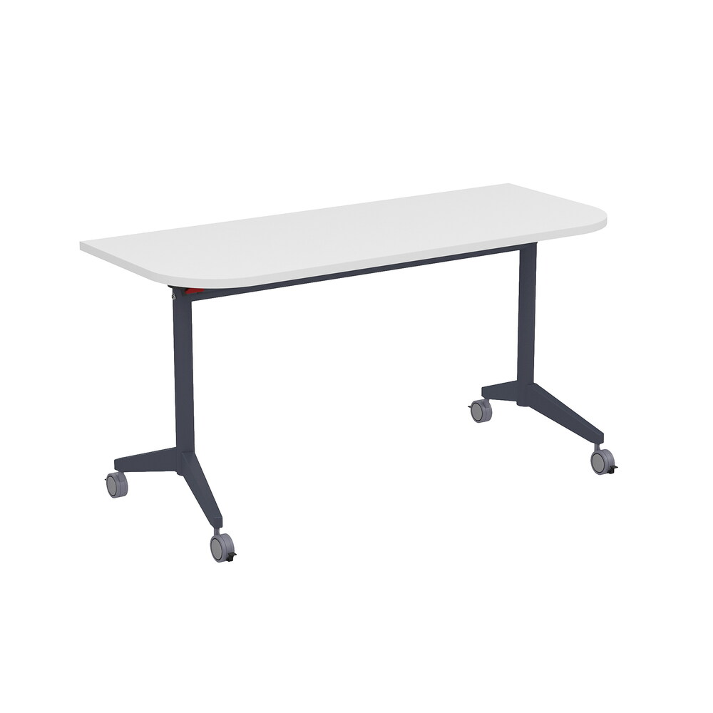 Складной радиусный стол-трансформер Simple с фиксаторами