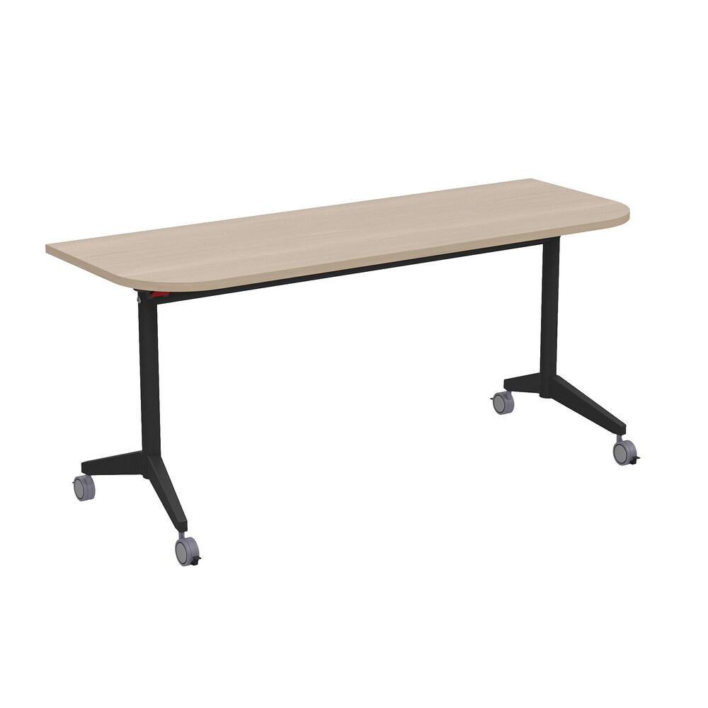 Складной радиусный стол-трансформер Simple с фиксаторами