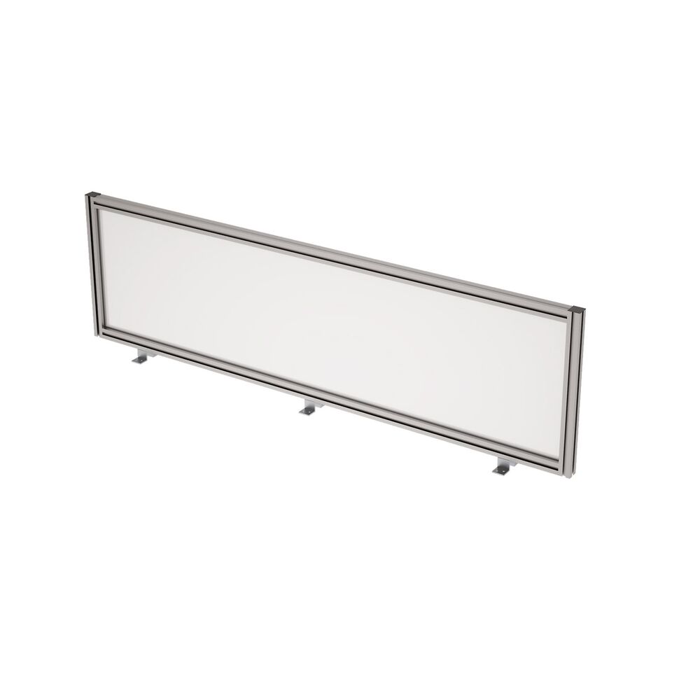 Барьер из стекла в алюминиевом профиле, фронтальный