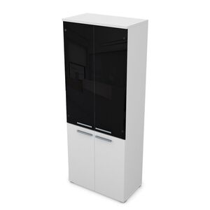 Шкаф высокий со стеклом