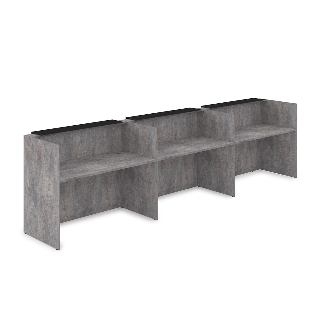 Комплект Ресепшн с фартуком HPL (без подсветки)