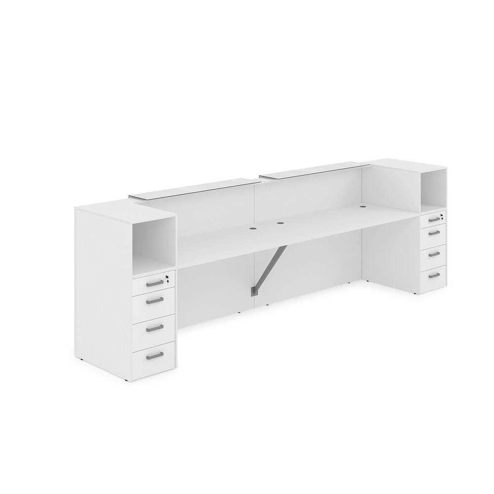 Комплект Ресепшн с фартуком HPL (без подсветки)