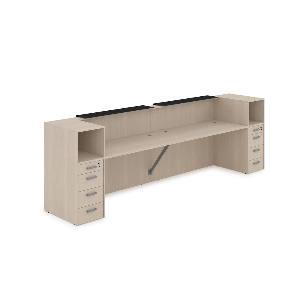 Комплект Ресепшн с фартуком HPL (без подсветки)