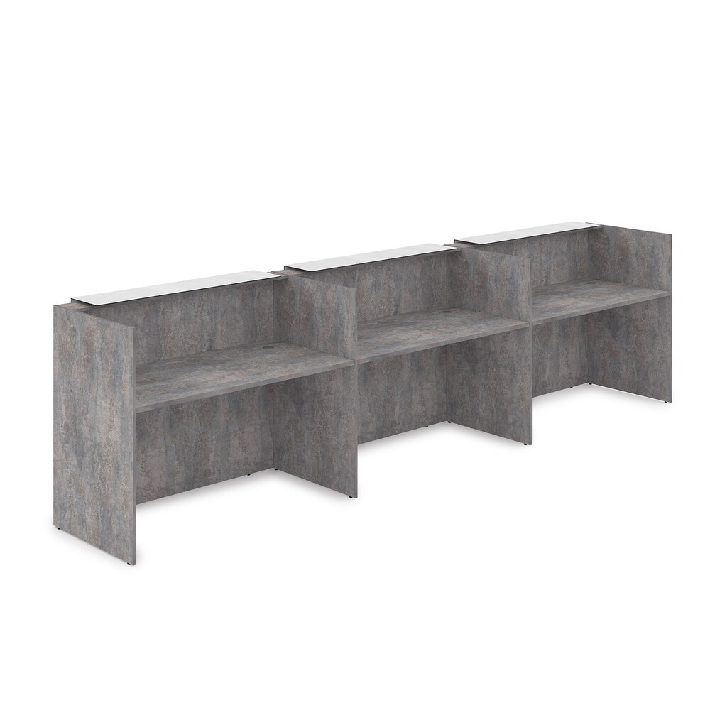 Комплект Ресепшн с фартуком HPL (с подсветкой)