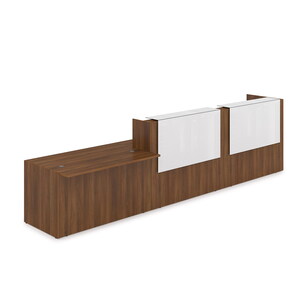 Комплект Ресепшн с фартуком HPL (с подсветкой)