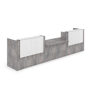 Комплект Ресепшн с фартуком HPL (с подсветкой)