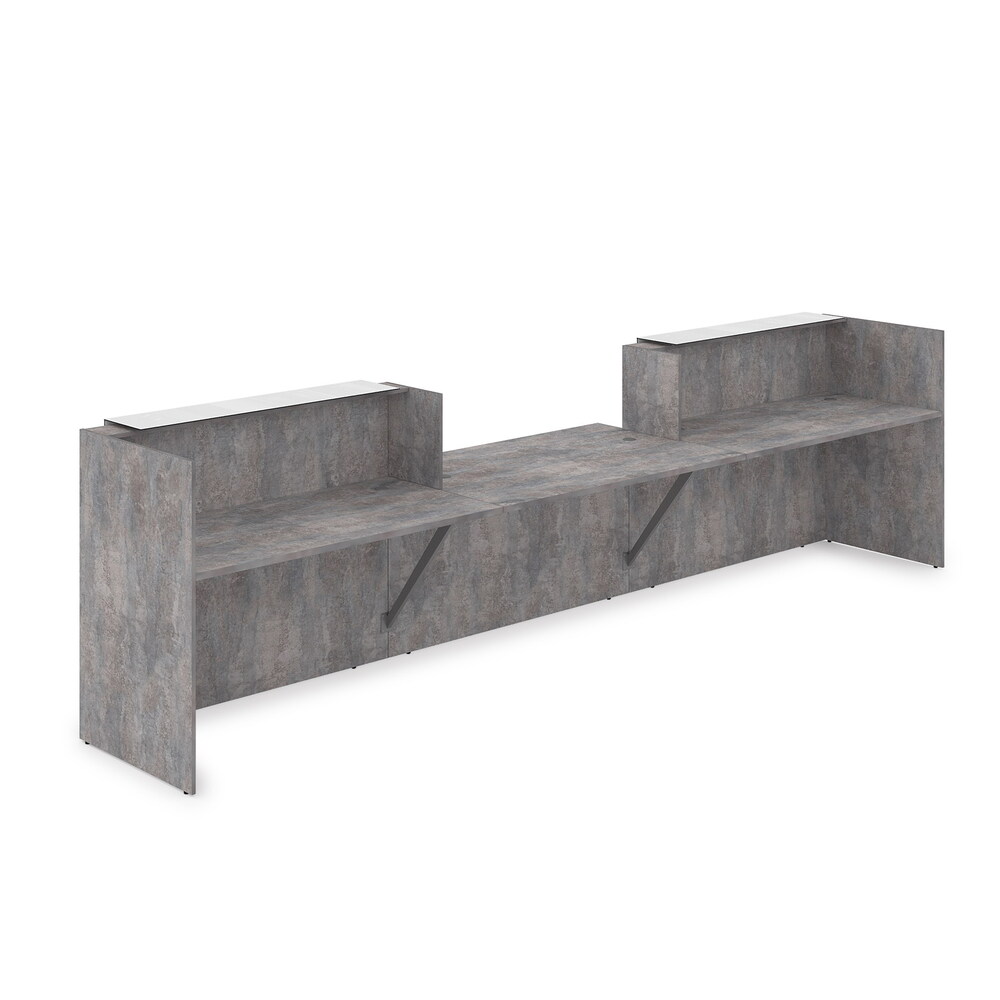 Комплект Ресепшн с фартуком HPL (с подсветкой)