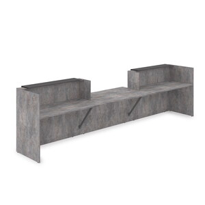 Комплект Ресепшн с фартуком HPL (с подсветкой)