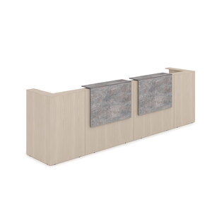 Комплект Ресепшн с фартуком ЛДСП (без подсветки)