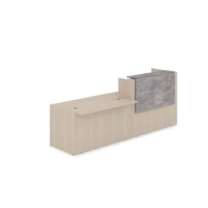 Комплект Ресепшн с фартуком ЛДСП (без подсветки)