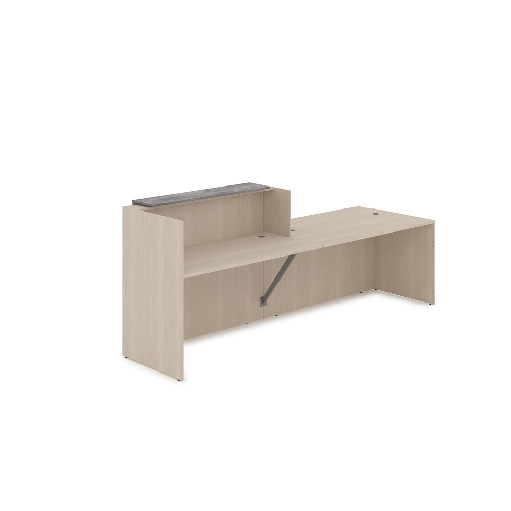 Комплект Ресепшн с фартуком ЛДСП (с подсветкой)