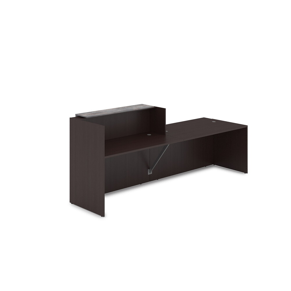 Комплект Ресепшн с фартуком ЛДСП (с подсветкой)