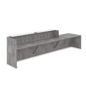 Комплект Ресепшн с фартуком ЛДСП (с подсветкой)