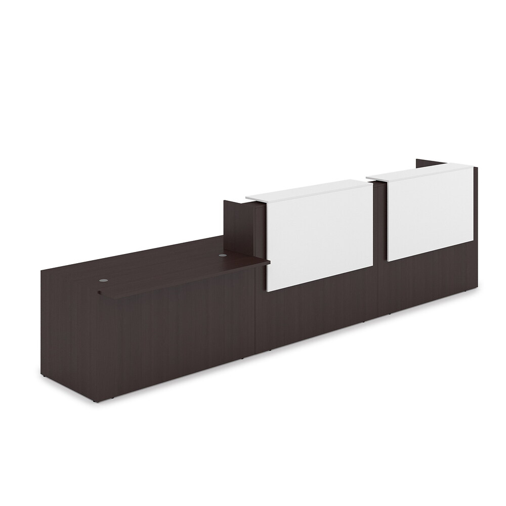 Комплект Ресепшн с фартуком ЛДСП (с подсветкой)