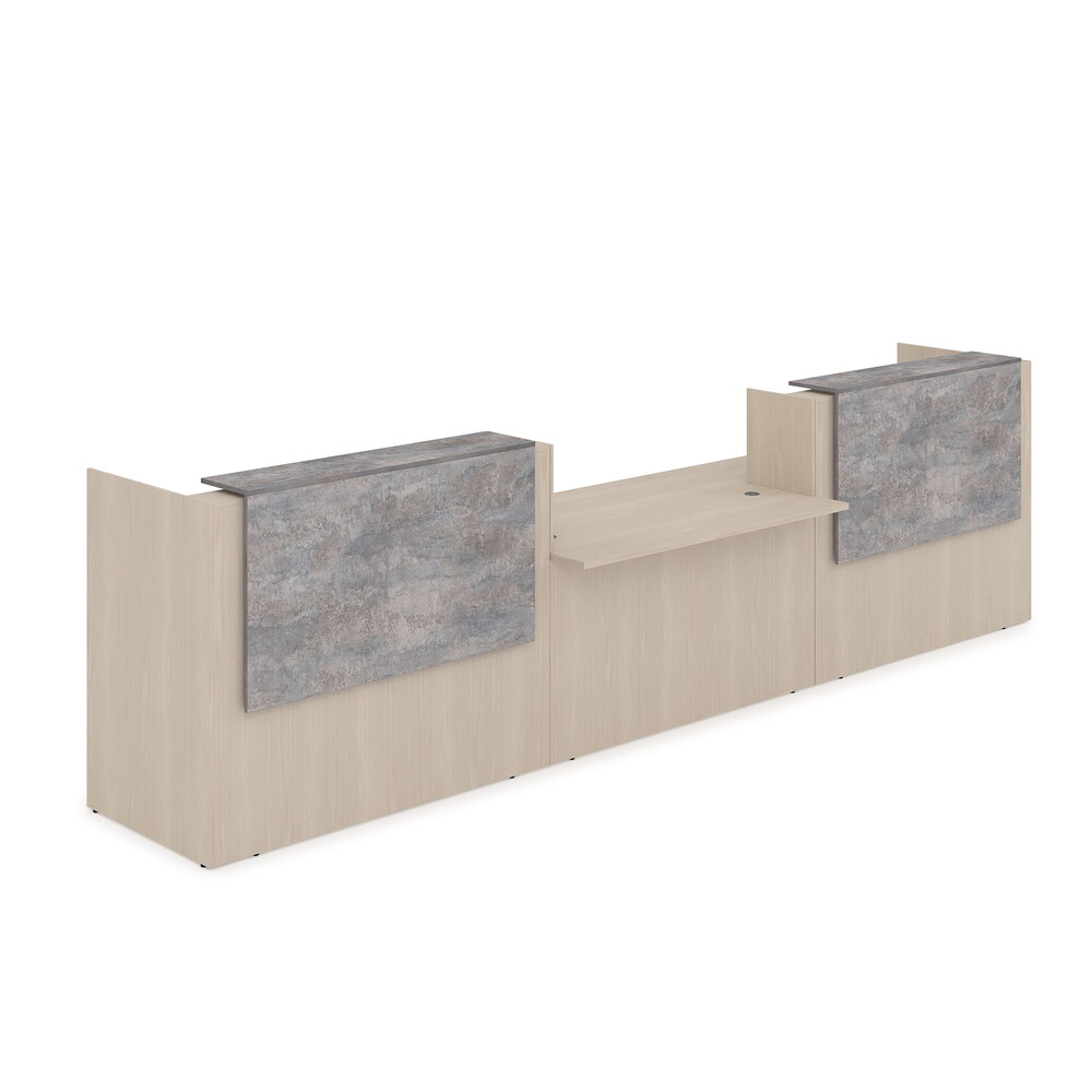 Комплект Ресепшн с фартуком ЛДСП (с подсветкой)