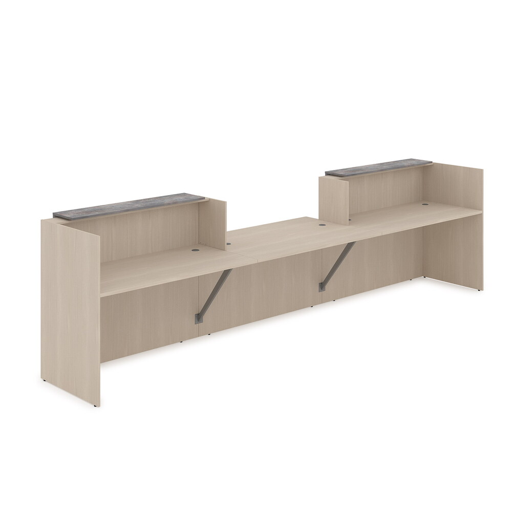 Комплект Ресепшн с фартуком ЛДСП (с подсветкой)