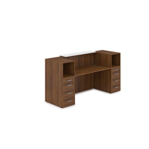 Комплект Ресепшн с фартуком ЛДСП (с подсветкой)