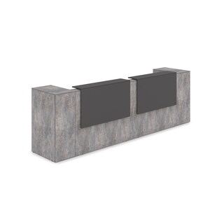 Комплект Ресепшн с фартуком ЛДСП (с подсветкой)