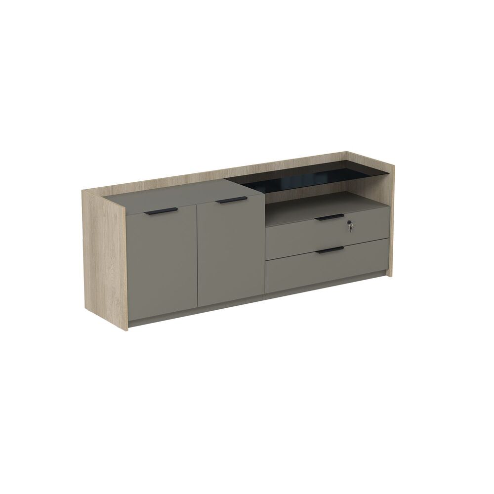 Тумба опорная, двусоставная (универсальная: правая/левая)