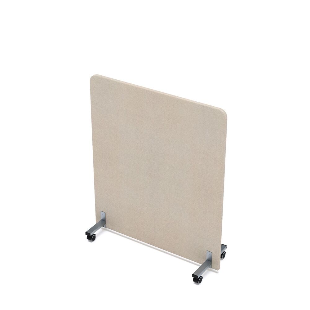 Акустическая мобильная перегородка на колесных опорах