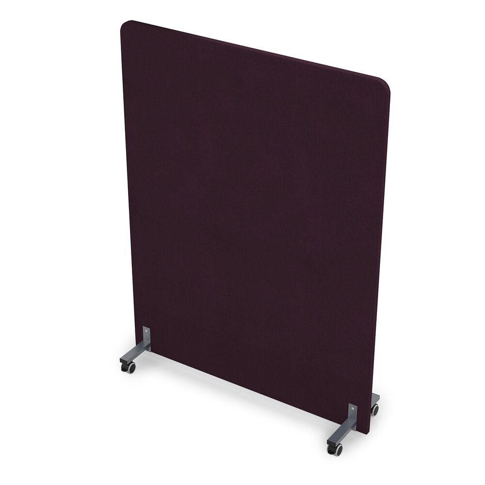 Акустическая мобильная перегородка на колесных опорах