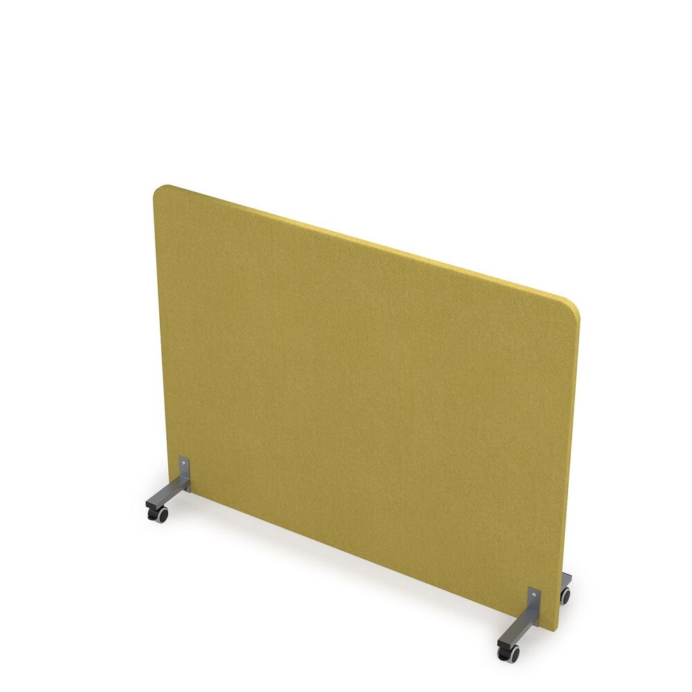 Акустическая мобильная перегородка на колесных опорах