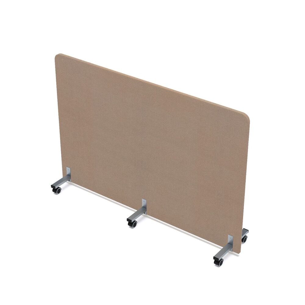 Акустическая мобильная перегородка на колесных опорах