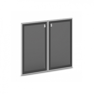 Двери низкие стеклянные