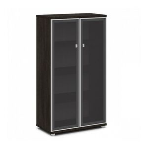 Шкаф со стеклом в алюминиевом профиле