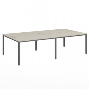 Бенч-система на 4 рабочих места на металлокаркасе "LITE"