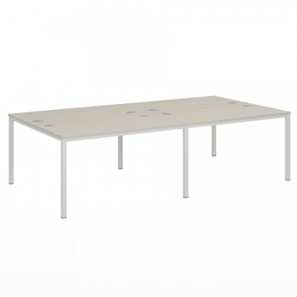 Бенч-система на 4 рабочих места на металлокаркасе "LITE"