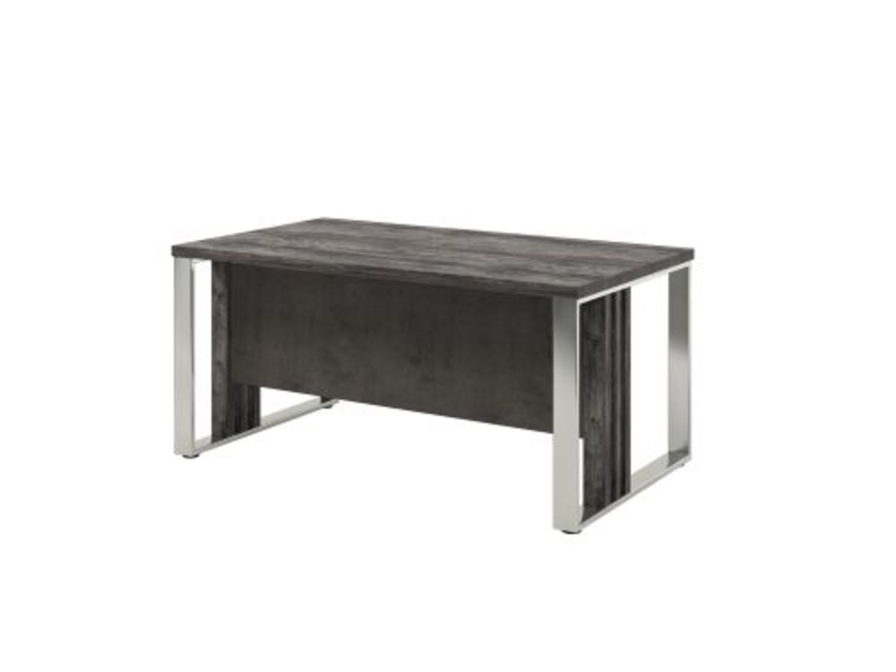 Стол руководителя прямой на металлических опорах