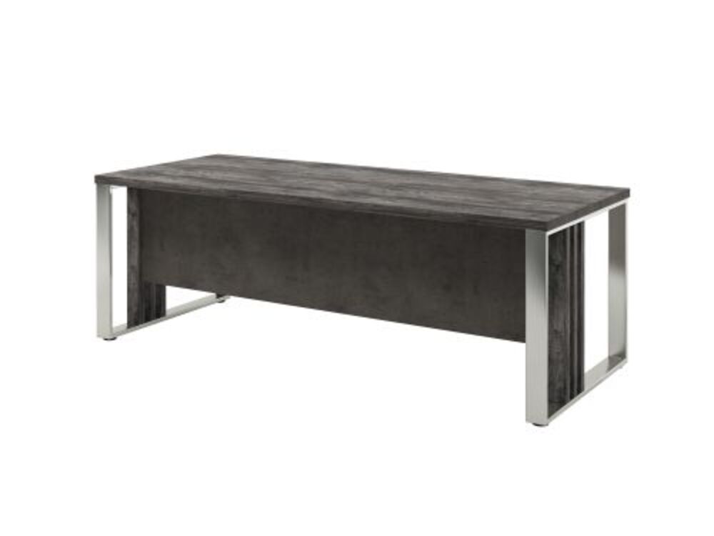 Стол руководителя прямой на металлических опорах