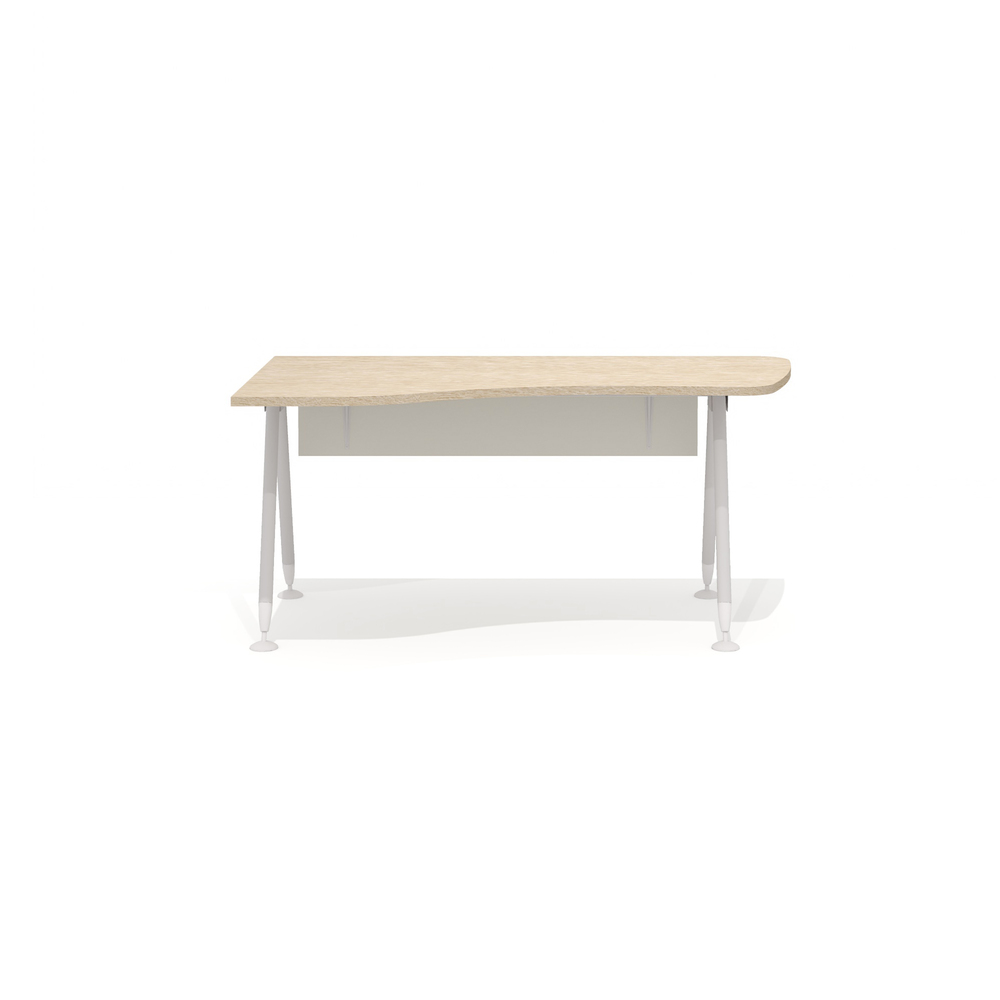 Эргономичный стол на металлокаркасе левый