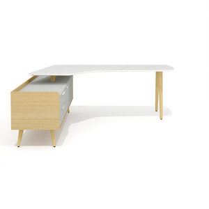 Стол рабочий интегральный с опорной тумбой