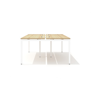 Двойная группа сдвоенного стола с люком на металлокаркасе