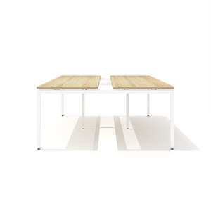 Двойной стол для переговоров на металлокаркасе