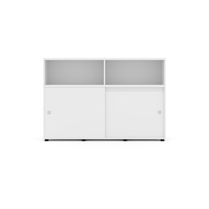 Объединяющая тумба-купе с полками