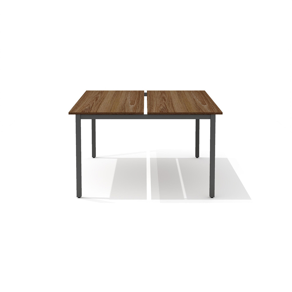 Стол сдвоенный на металлокаркасе