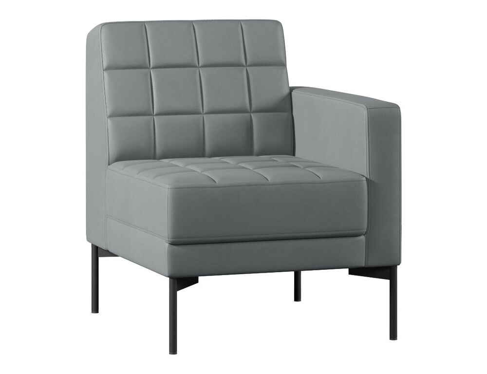 Секция с подлокотником одноместный левый