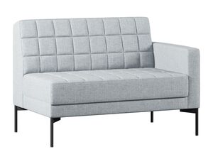 Секция с подлокотником двухместный левый