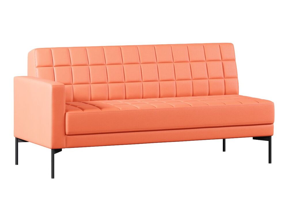 Секция с подлокотником трехместный правый