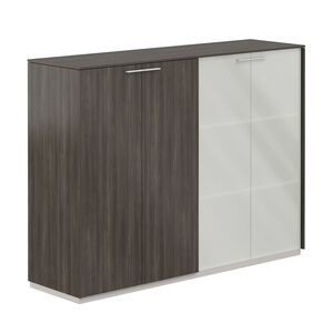 Шкаф средний + Шкаф средний со стеклом мат