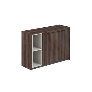 Шкаф низкий со стеллажом