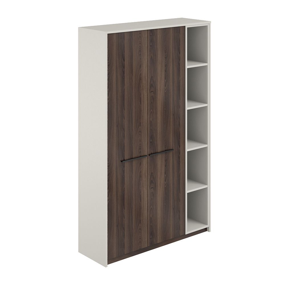 Шкаф высокий (для одежды) со стеллажом